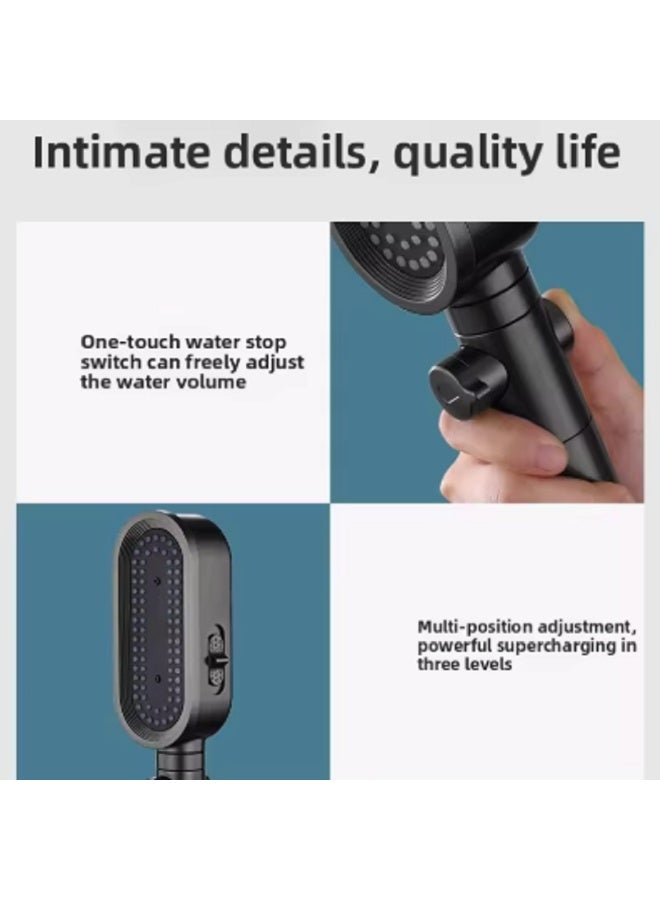 MIXSNOW High-flow pressure shower head for handheld shower in home bathroom - Image 4